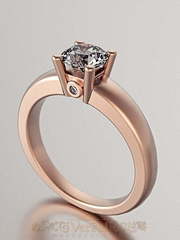 Помолвочное кольцо VGPK0045 из Розовое (красное) золото от Ювелирный Дом Версаль 1