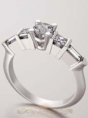 Помолвочное кольцо VGPK0003 из Белое золото, Желтое золото от Ювелирный Дом Версаль 2