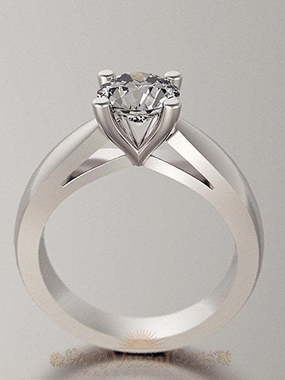 Помолвочное кольцо VGPK0028 из Белое золото, Желтое золото, Платина от Ювелирный Дом Версаль 1