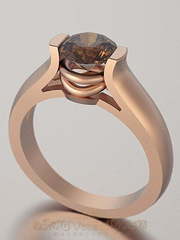 Помолвочное кольцо VGPK0002 из Розовое (красное) золото от Ювелирный Дом Версаль 1
