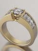 Помолвочное кольцо VGPK0084 из Белое золото, Желтое золото, Платина от Ювелирный Дом Версаль 2
