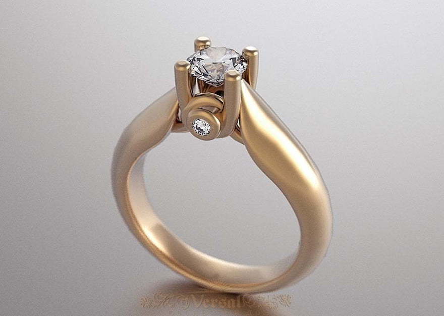 Помолвочное кольцо VGPK0012 из Розовое (красное) золото от Ювелирный Дом Версаль 1