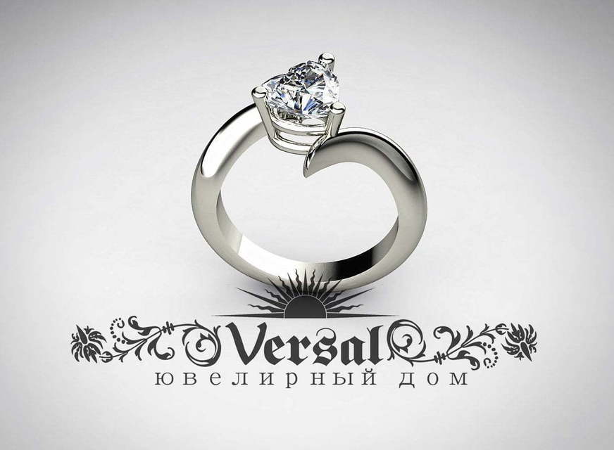 Помолвочное кольцо VGPK0021 из Белое золото, Желтое золото от Ювелирный Дом Версаль 1