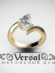 Помолвочное кольцо VGPK0021 из Белое золото, Желтое золото от Ювелирный Дом Версаль 2