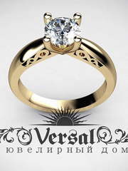 Помолвочное кольцо VGPK0031 из Белое золото, Желтое золото от Ювелирный Дом Версаль 2
