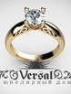 Помолвочное кольцо VGPK0031 из Белое золото, Желтое золото от Ювелирный Дом Версаль 2