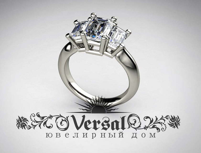 Помолвочное кольцо VGPK0036 из Белое золото от Ювелирный Дом Версаль 1