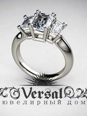Помолвочное кольцо VGPK0036 из Белое золото от Ювелирный Дом Версаль 1