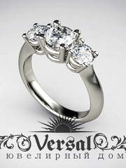 Помолвочное кольцо VGPK0006 из Белое золото, Желтое золото от Ювелирный Дом Версаль 1