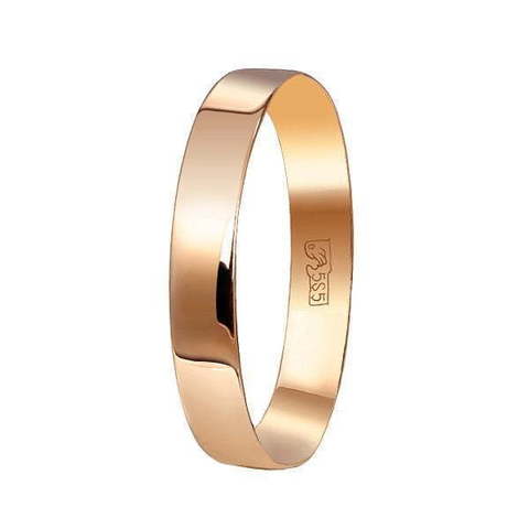 Обручальное кольцо 1220001К из Розовое (красное) золото от Ювелирный салон Юверос 1