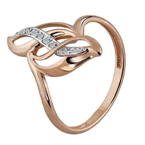 Помолвочное кольцо 25614к из Розовое (красное) золото, Комбинированные от Ювелирный салон Юверос 1