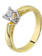 Помолвочное кольцо 81028 из Желтое золото от Ювелирный салон Юверос 1