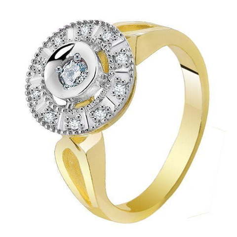 Помолвочное кольцо 81271 из Желтое золото от Ювелирный салон Юверос 1