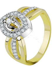 Помолвочное кольцо 81289 из Желтое золото от Ювелирный салон Юверос 1