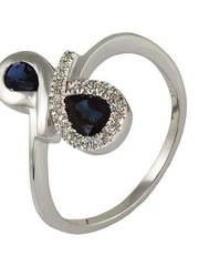 Помолвочное кольцо R24346 из Белое золото от Ювелирный салон Юверос 1