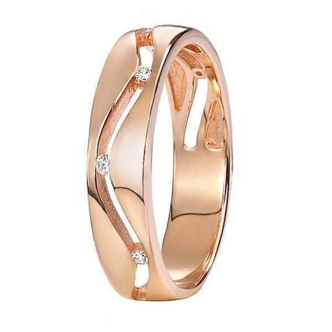 Обручальное кольцо 1553100 из Розовое (красное) золото от Ювелирный салон Юверос 1