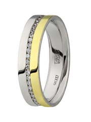 Обручальное кольцо 10141Ж из Комбинированные от Ювелирный салон Юверос 1