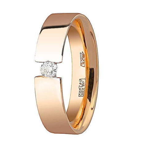 Обручальное кольцо 10154К из Розовое (красное) золото от Ювелирный салон Юверос 1