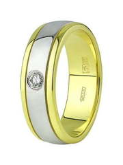 Обручальное кольцо 10221Ж из Комбинированные от Ювелирный салон Юверос 1