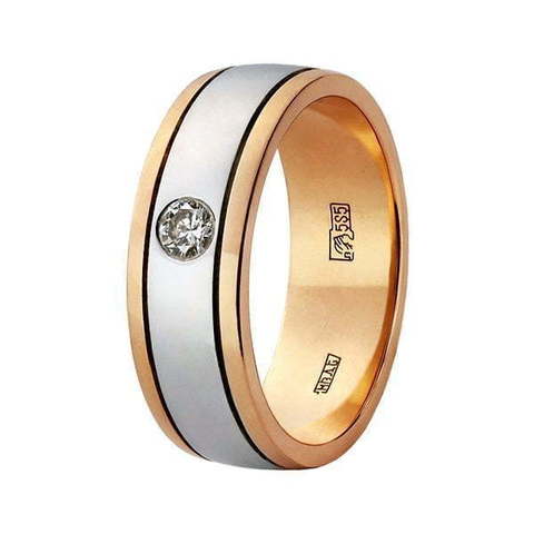 Обручальное кольцо 10221 из Комбинированные от Ювелирный салон Юверос 1