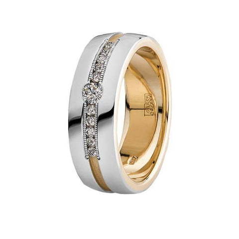 Обручальное кольцо 10231К из Комбинированные от Ювелирный салон Юверос 1