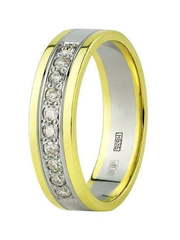 Обручальное кольцо 10517ЖБ из Комбинированные от Ювелирный салон Юверос 1