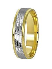 Обручальное кольцо 10718 из Комбинированные от Ювелирный салон Юверос 1