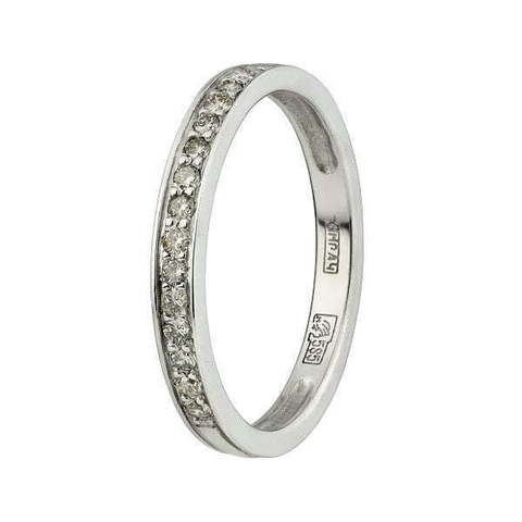 Обручальное кольцо 280101Б из Белое золото от Ювелирный салон Юверос 1