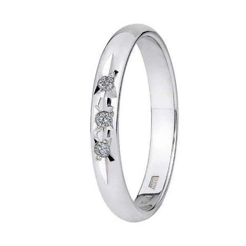 Обручальное кольцо 81031Б из Белое золото от Ювелирный салон Юверос 1