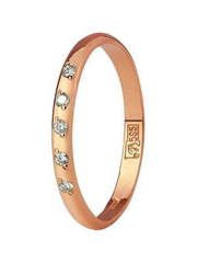 Обручальное кольцо Кл 028 из Розовое (красное) золото от Ювелирный салон Юверос 1