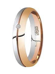 Обручальное кольцо 1142405 из Комбинированные от Ювелирный салон Юверос 1