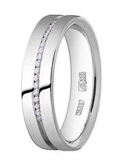 Обручальное кольцо 10156Б из Белое золото от Ювелирный салон Юверос 1