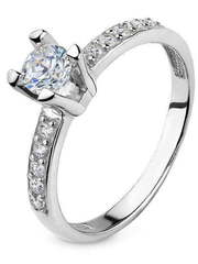 Помолвочное кольцо 10008Б из Белое золото от Ювелирный салон Юверос 1