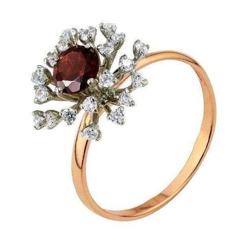 Помолвочное кольцо 11135001ГФ из Розовое (красное) золото от Ювелирный салон Юверос 1