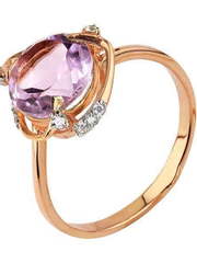 Помолвочное кольцо 11512001АФ из Розовое (красное) золото от Ювелирный салон Юверос 1