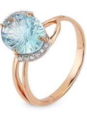 Помолвочное кольцо 11895001ТФ из Розовое (красное) золото от Ювелирный салон Юверос 1