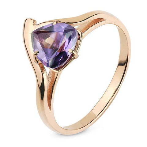 Помолвочное кольцо 0120031Ал из Розовое (красное) золото от Ювелирный салон Юверос 1