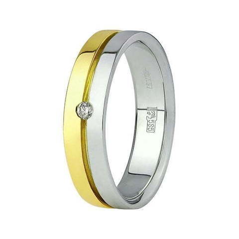 Обручальное кольцо 10147Ж из Комбинированные от Ювелирный салон Юверос 1