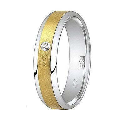 Обручальное кольцо 10704Ж из Комбинированные от Ювелирный салон Юверос 1