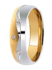 Обручальное кольцо 10708 из Комбинированные от Ювелирный салон Юверос 1