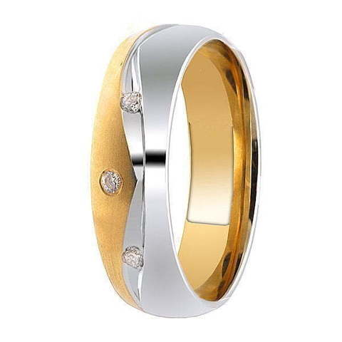 Обручальное кольцо 10708 из Комбинированные от Ювелирный салон Юверос 1