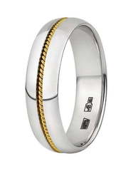 Обручальное кольцо 100376 из Комбинированные от Ювелирный салон Юверос 1