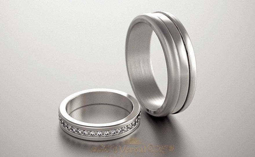 Обручальные кольца VGOK0014 из Белое золото, Платина от Ювелирный Дом Версаль 1