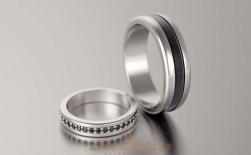 Обручальные кольца VGOK0014 из Белое золото, Платина от Ювелирный Дом Версаль 2