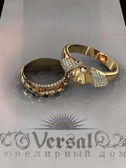Обручальные кольца VGOK0097 из Желтое золото от Ювелирный Дом Версаль 1