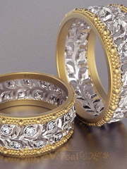 Обручальные кольца VGOK0037 из Комбинированные от Ювелирный Дом Версаль 1