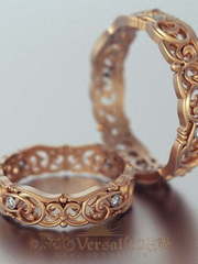 Обручальные кольца VGOK0158 из Розовое (красное) золото от Ювелирный Дом Версаль 1