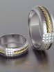 Обручальные кольца VGOK0071 из Белое золото, Платина, Комбинированные от Ювелирный Дом Версаль 3