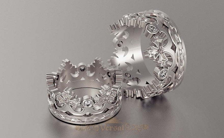 Обручальные кольца VGOK0067 из Белое золото, Платина от Ювелирный Дом Версаль 1