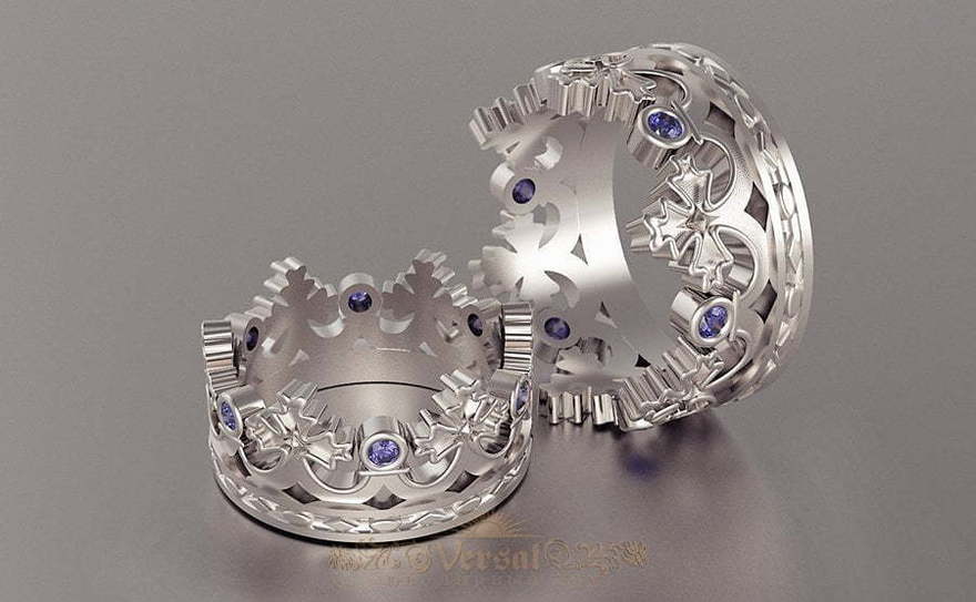 Обручальные кольца VGOK0067 из Белое золото, Платина от Ювелирный Дом Версаль 2